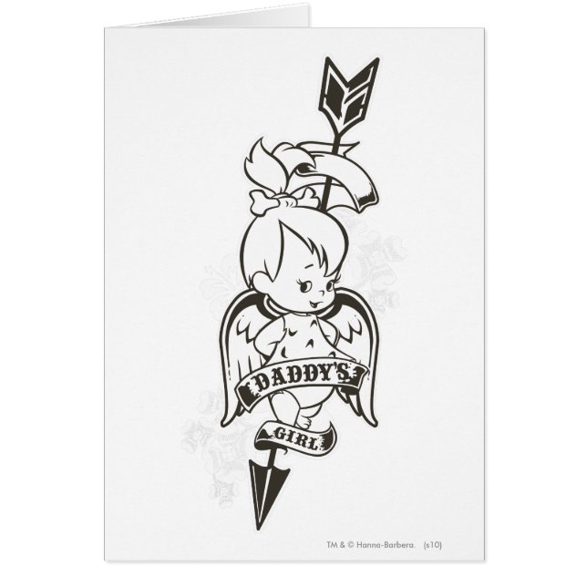 PEBBLES™ Daddy's Girl B&W (Front)