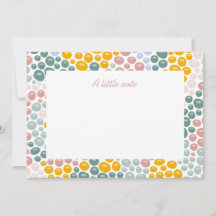 Pebbles flat note card