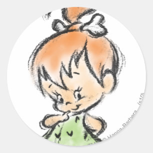 PEBBLES™ - Hand Drawn Sketch Classic Round Sticker