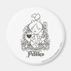 PEBBLES™ Heartbreaker B&W Magnet