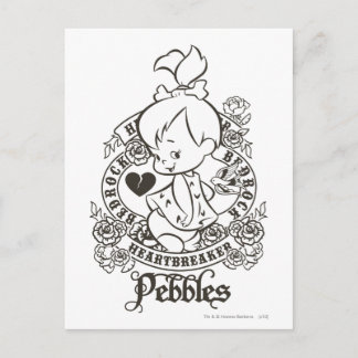 PEBBLES™ Heartbreaker B&W Postcard