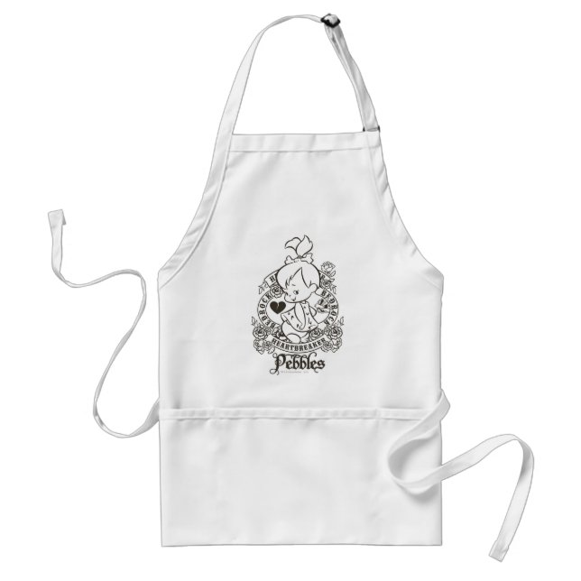 PEBBLES™ Heartbreaker B&W Standard Apron (Front)