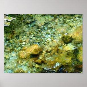 Pebbles in Antelope Spring III - Colour Saturated Poster