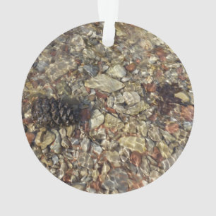 Pebbles in Taylor Creek Nature Photography Ornament