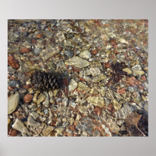 Pebbles in Taylor Creek Nature Photography Poster