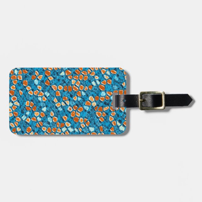 Pebbles in Water - Personalizable Luggage Tag (Front Horizontal)