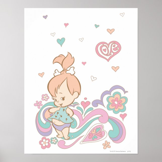 PEBBLES™ Love Swirls Poster (Front)