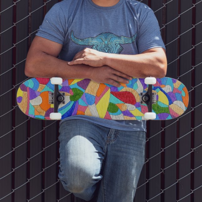 Pebbles on a Beach Skateboard (Outdoor 3)