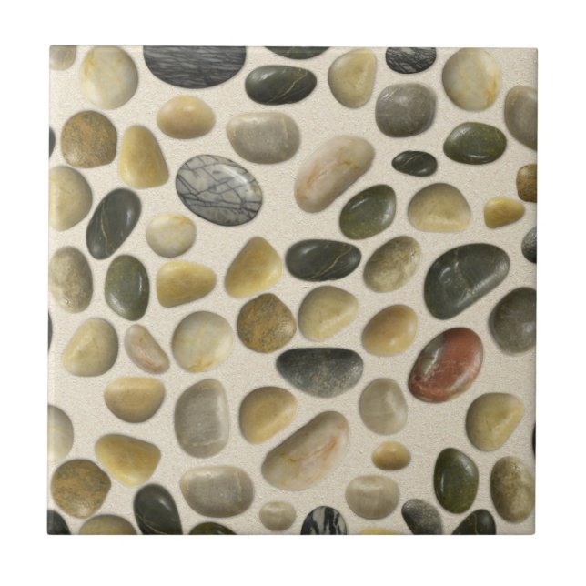 Pebbles on Sand Tile (Front)