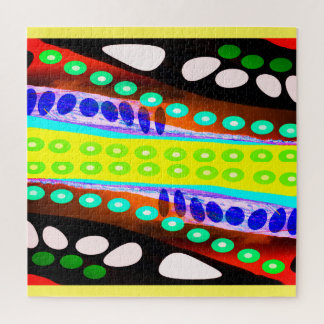 Pebbles on the beach summer holiday art jigsaw puzzle