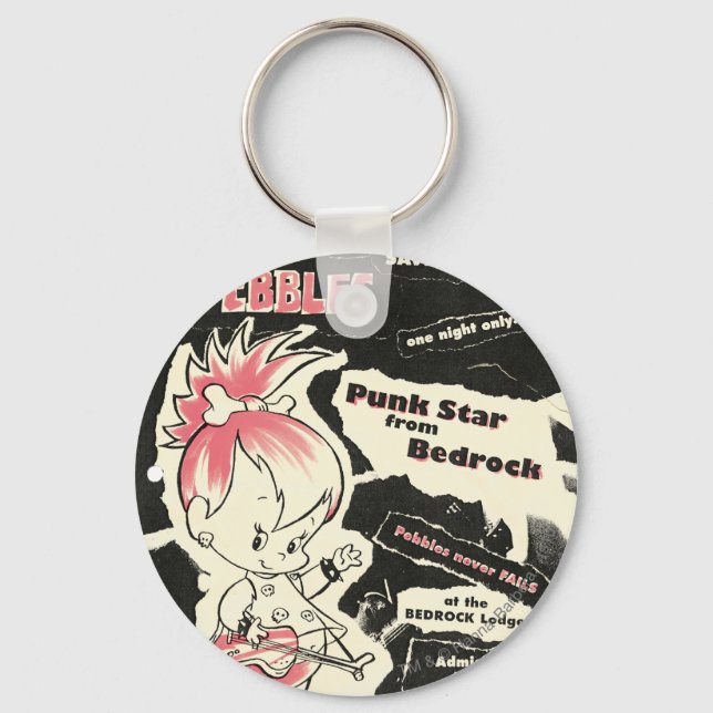 PEBBLES™ Punk Rock Legend Key Ring (Front)