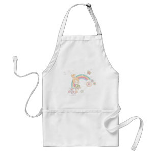 PEBBLES™ Rainbow and Flower Clouds Standard Apron