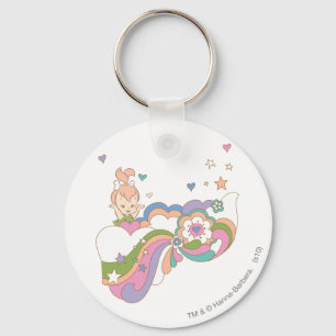 PEBBLES™ Rainbow Cloud Key Ring