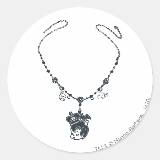 PEBBLES™ Royal Jewellery Classic Round Sticker (Front)