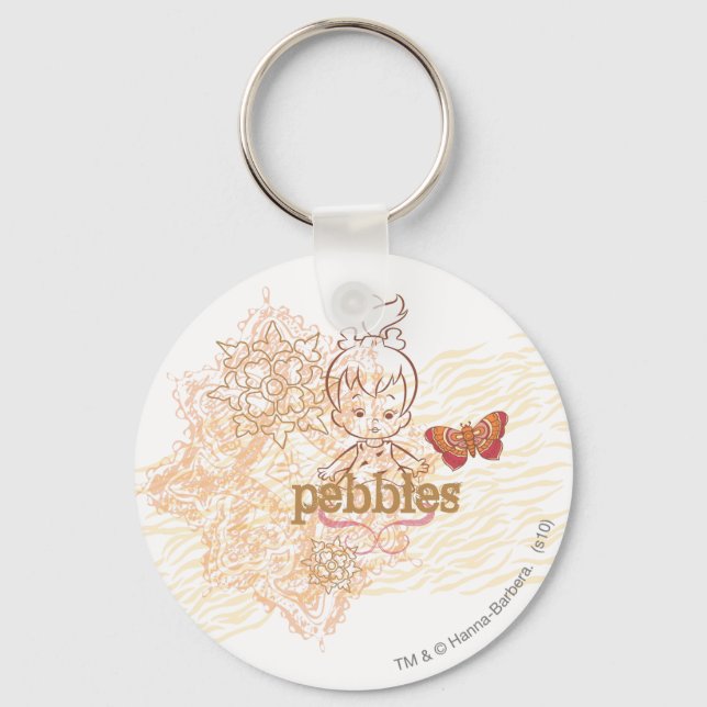PEBBLES™ Sandy Design Key Ring (Front)