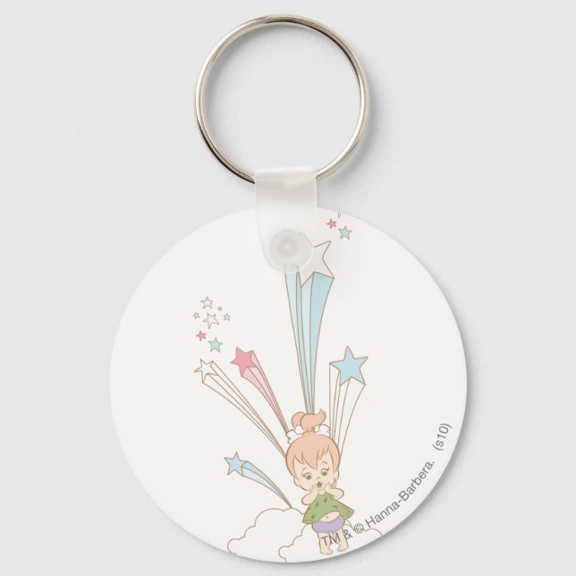 PEBBLES™ Starburst Key Ring (Front)