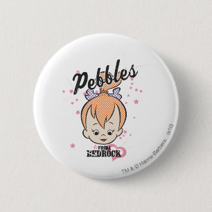 PEBBLES™ Stars and Hearts 6 Cm Round Badge
