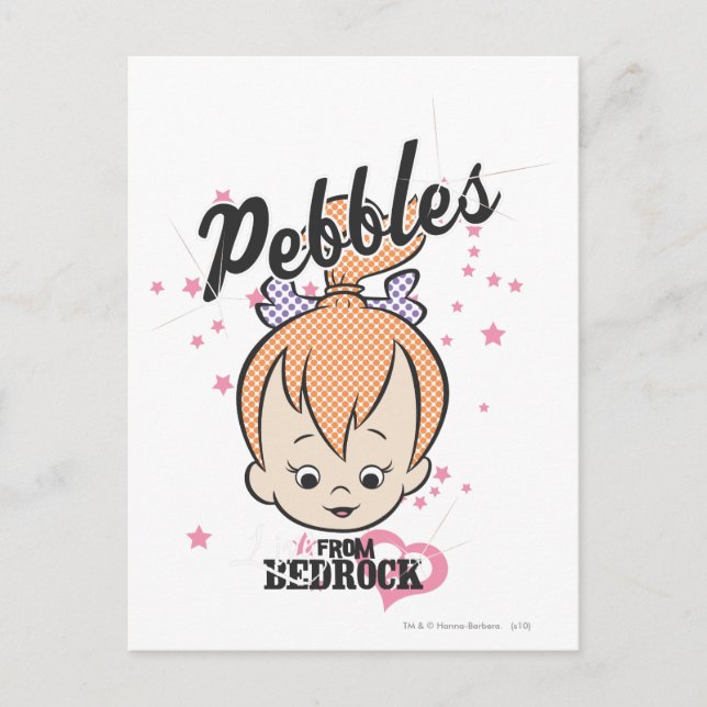 PEBBLES™ Stars and Hearts Postcard (Front)
