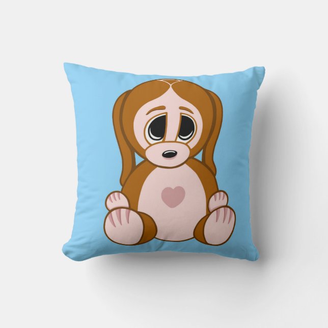Pebbles the Puppy Cushion (Front)