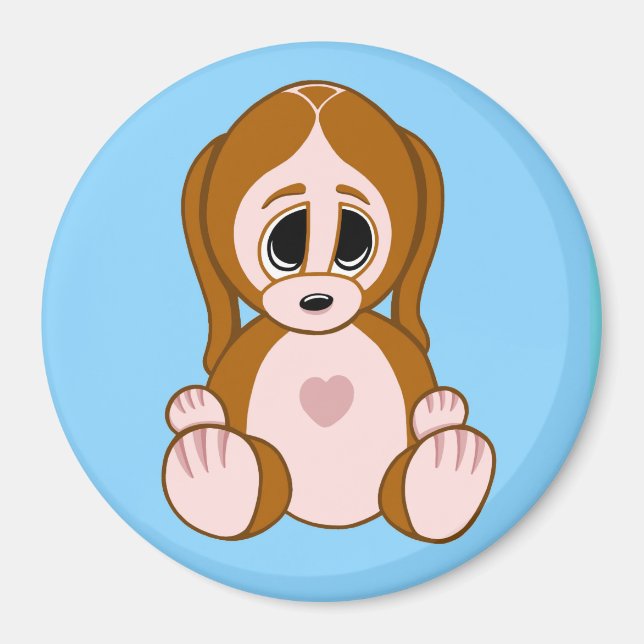 Pebbles the Puppy Magnet (Front)