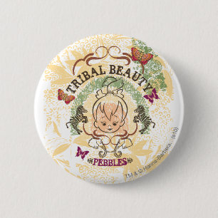 PEBBLES™ Tribal Beauty 6 Cm Round Badge