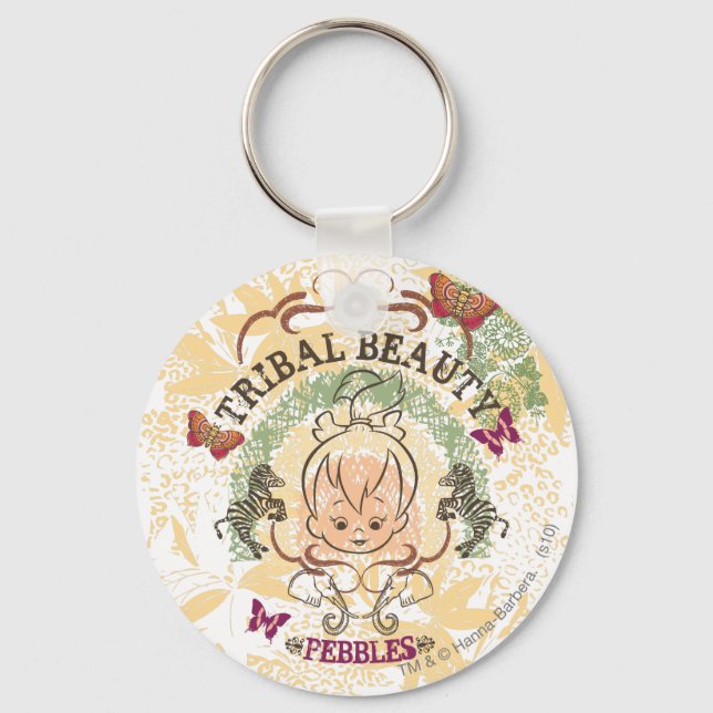 PEBBLES™ Tribal Beauty Key Ring (Front)