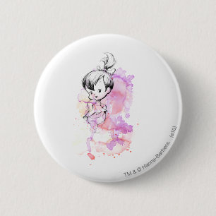 Pebbles Water Colour 6 Cm Round Badge