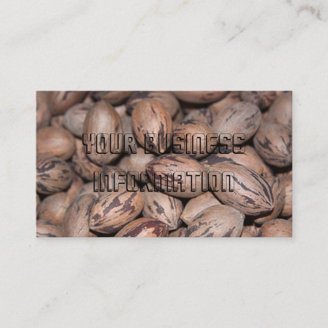 Pecan business cards (Front)