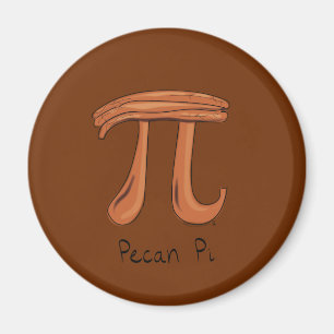 Pecan Pi Cute Math Pi Day Magnet