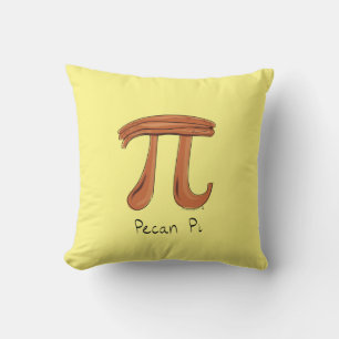 Pecan Pi Symbol Math Teacher Cushion
