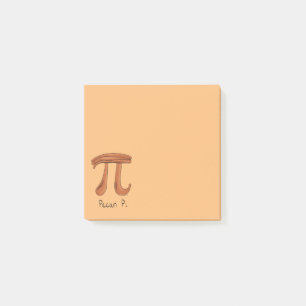 Pecan Pi Symbol Math Teacher Cute Kids Post-it Notes