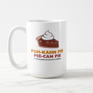 Pecan Pie Slice with Whipped Cream Coffee Mug