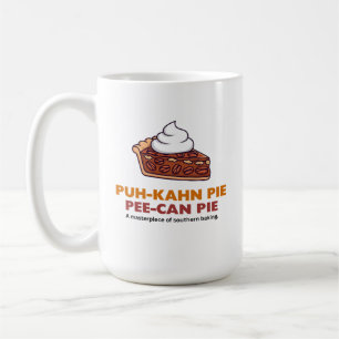 Pecan Pie Slice with Whipped Cream Coffee Mug