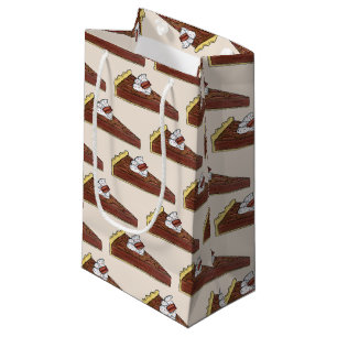 Pecan Pie Tart Southern Food Slice Dessert Foodie Small Gift Bag