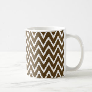 Pecan Southern Cottage Chevrons Coffee Mug