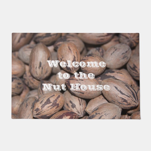 Pecan Welcome Mat (Front)
