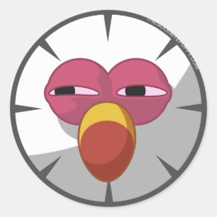 Peck Face Sticker