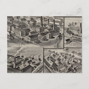 Peck, Stow & Wilcox factories Postcard