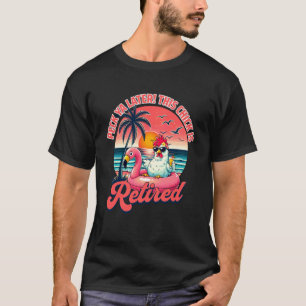 Peck Ya Later Retired Chicken Sunset Art T-Shirt