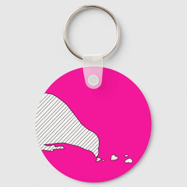 pecking order. key ring (Front)