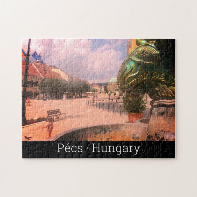 Pecs city - Hungary Jigsaw Puzzle (Horizontal)
