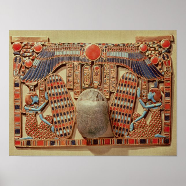 Pectoral decorated with the winged scarab poster (Front)