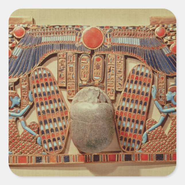 Pectoral decorated with the winged scarab square sticker (Front)