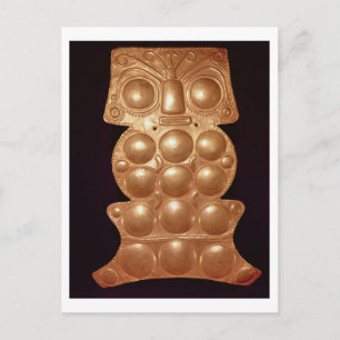 Pectoral found in the river Sinu, pre-colombian (g Postcard