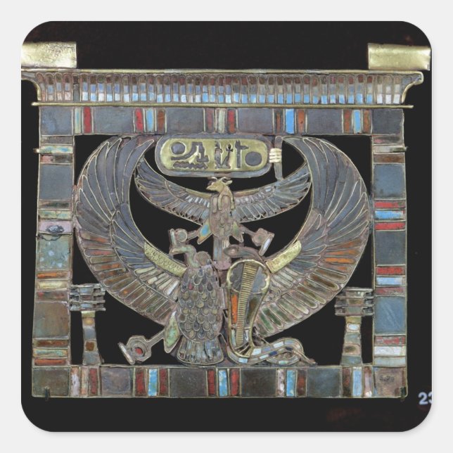 Pectoral of Ramesses II  New Kingdom Square Sticker (Front)
