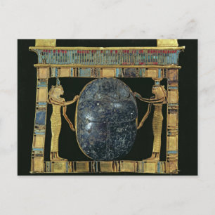 Pectoral of the vizier, Paser, with scarab Postcard