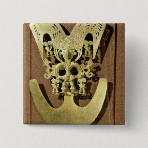Pectoral, Quimbaya 15 Cm Square Badge