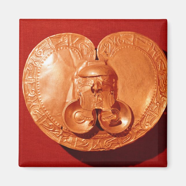 Pectoral with a human face magnet (Front)