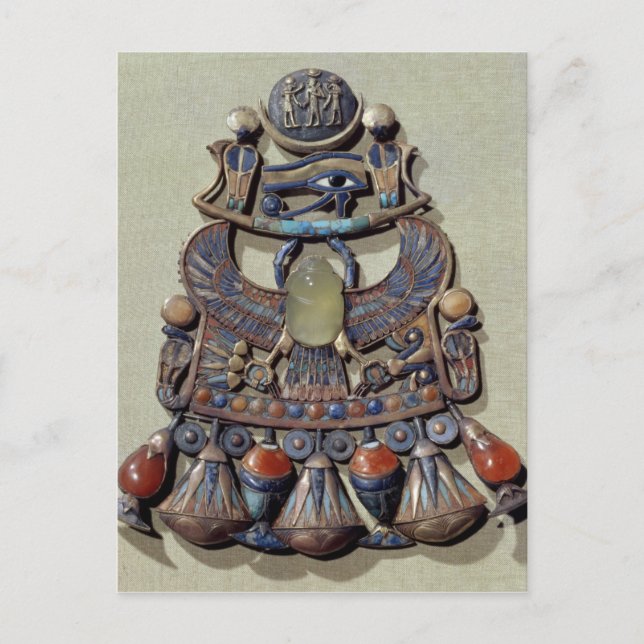 Pectoral with bird-scarab postcard (Front)