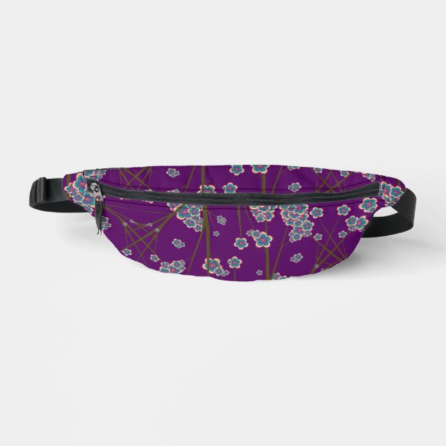 Peculiar Branches Amethyst Fanny Pack (Front)